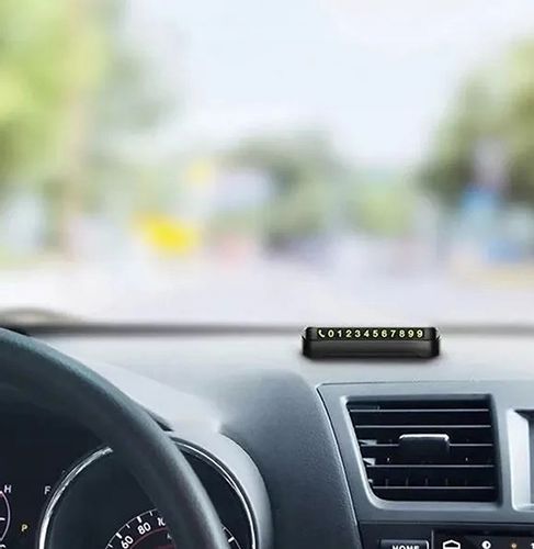 Tabliczka Parkingowa Informacyjna na Numer Telefonu Komórki Kierowcy Auta na Arena.pl