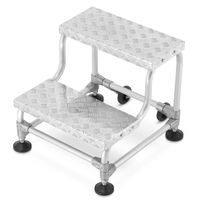 Aluminiowe schody jezdne magazynowe HIGHER 2 stopniowe