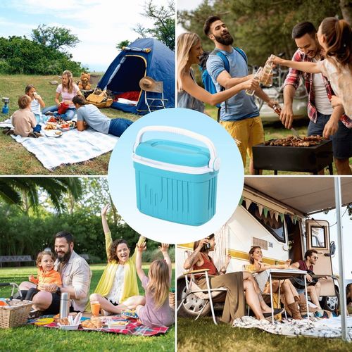 LODÓWKA TURYSTYCZNA 8L na WKŁADY MROŻĄCE do auta piknik WYCIECZKA kemping na Arena.pl