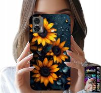 ETUI DO MOTOROLA EDGE 30 NEO - SŁONECZNIKI, SŁONECZNIK, KWIECISTE WZORY