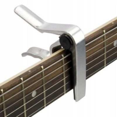 KAPODASTER GITARY AKUSTYCZNEJ KLASYCZNEJ ELEKTRYCZNEJ KAPO CAPO + KOSTKA na Arena.pl