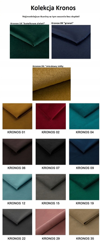 Narożnik Kalifornia rogówka ruchome zagłówki dwa wzory do wyboru na Arena.pl