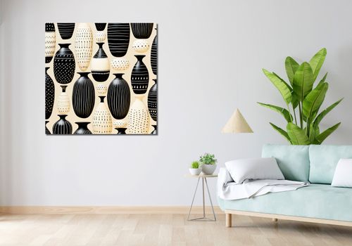 Obraz 100x100cm Monochromatyczna Harmonia na Arena.pl