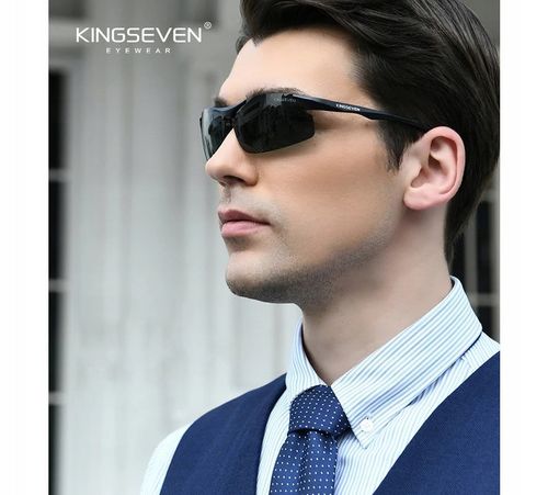 King Seven okulary przeciwsłoneczne pilotki aviator - mężczyzna bez oprawek na Arena.pl