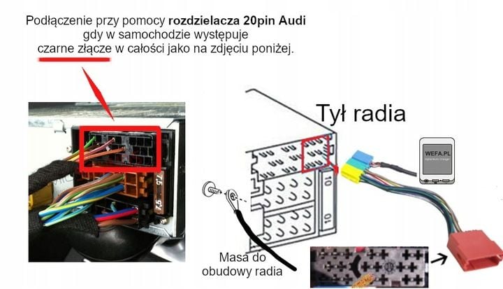 Zmieniarka Bluetooth Audi Concert Chorus Symphony zdjęcie 3