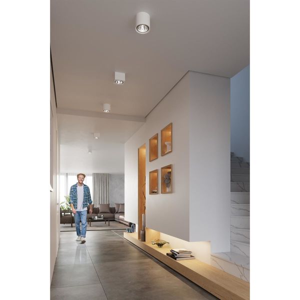 Minimalistyczny downlight ceramiczny SL.0850 kostka biała zdjęcie 4