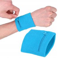 OPASKA NA RĘKĘ NADGARSTEK Z KIESZONKĄ FROTKA NA ZAMEK DO BIEGANIA SPORTU