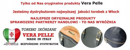 Duża pojemna zamszowa torba XXL Vera Pelle wygodna Włoska skórzana 3 komory na Arena.pl