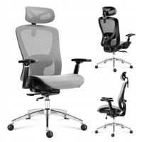 Fotel ergonomiczny Huzaro Expert 5.3 Grey Mesh