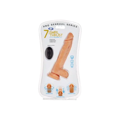 cloud 9 pro sensual swirl thrust 18 cm - zaawansowany model z pilotem na Arena.pl