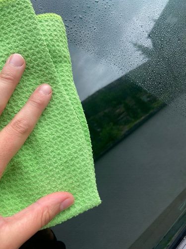 CarGlowGoods Storm mikrofibra waflowa do szyb w aucie szkła okien 40x40 3x na Arena.pl