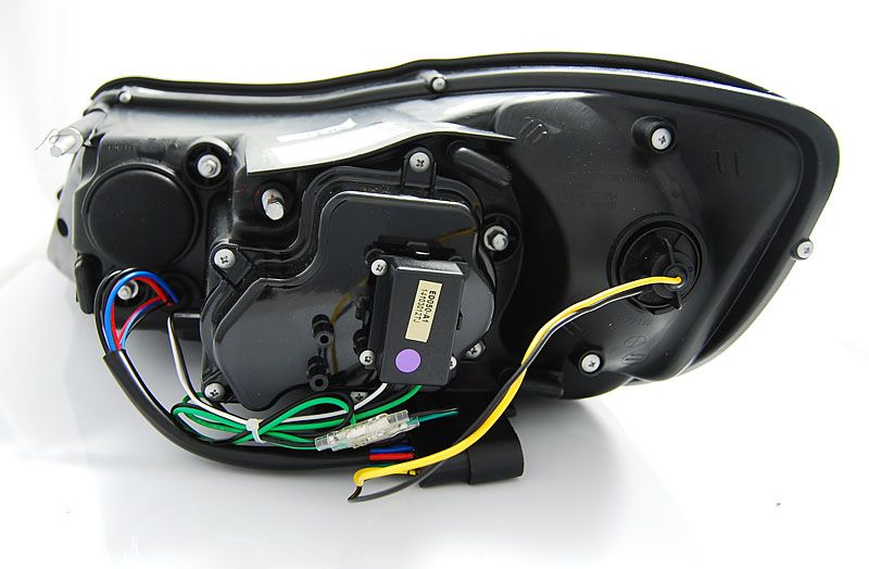 LAMPY REFLEKTORY SKODA OCTAVIA II 09-12 DAYLIGHT BLACK LED zdjęcie 4