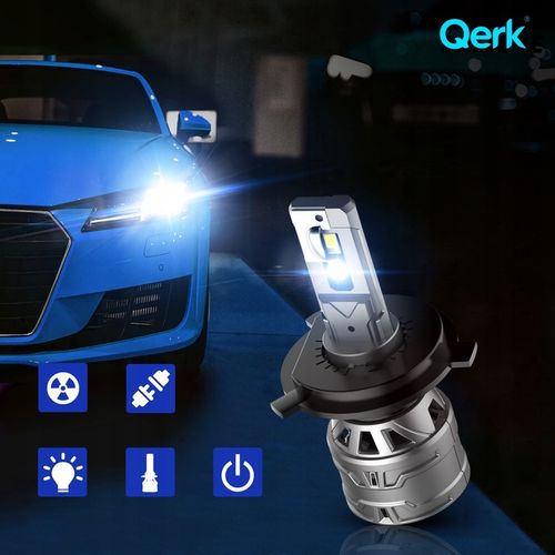 ŻARÓWKI LED H4 QERK E4 RETROFIT 120W 6000K MOCNE CANBUS ODCIĘCIE na Arena.pl