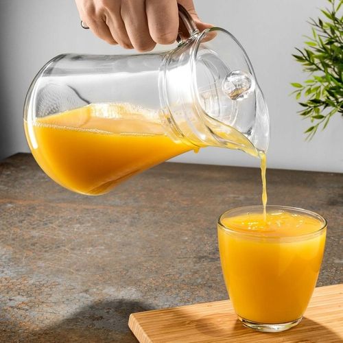 2x Dzbanek NA NAPOJE wodę sok lemoniadę do napojów szklany z pokrywką 1,4L na Arena.pl