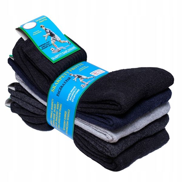 20 par Skarpety 43-46 FROTTE FROTA POLSKIE Mix kol zdjęcie 2