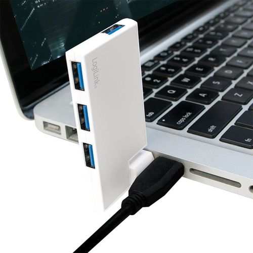 LogiLink Hub 4xUSB3.0, OTG, srebrny na Arena.pl