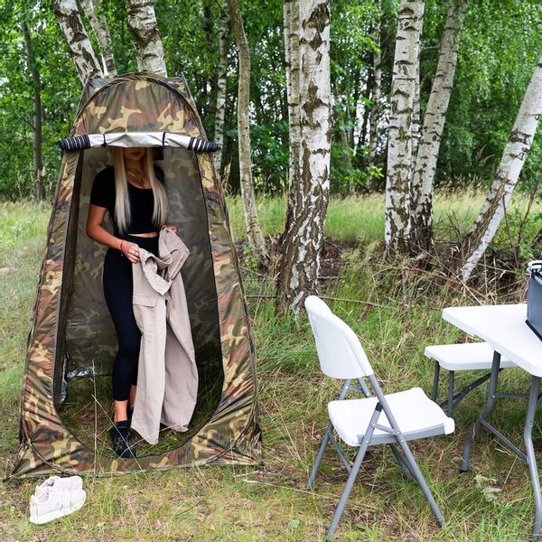 NAMIOT NA PRYSZNIC TOALETA WC PRZEBIERALNIA PRZENOŚNA KEMPINGOWY PLAŻOWY zdjęcie 9