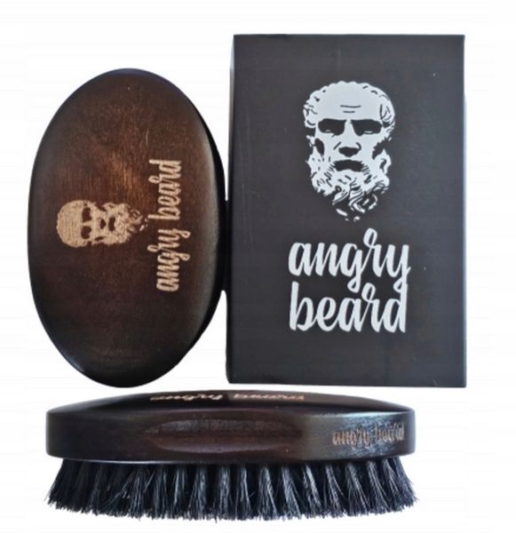 Angry Beard Legendarna Mitologiczna Szczotka do Brody z włosiem Dzika 100% zdjęcie 7