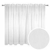 Firana gotowa na taśmie LUCY 400x150 Eurofirany biała