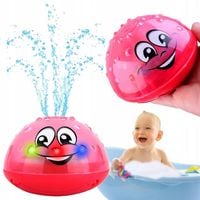 PŁYWAJĄCA FONTANNA DO KĄPIELI WANNY KULA ŚWIECĄCA ZABAWKA LED ŚWIECI