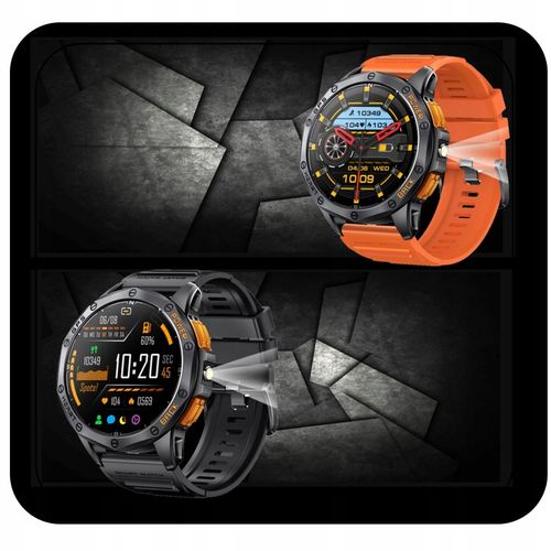SMARTWATCH MĘSKI Z GPS K67 PL-MENU WODOODPORNY SMSY ROZMOWY SMART WATCH na Arena.pl