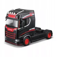 BBURAGO metal,1:43,STR FIRE HAUSLERS SCANIA,czarny