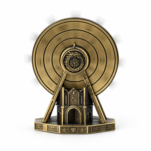 Mosiężny | 11 cm | Metal | Kości Koło | Cathedral Dungeon na Arena.pl