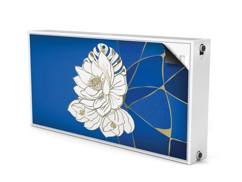 Osłona MAGNETYCZNA Grzejnika Kwiat Lotosu Line Art 120cm x 60cm na Arena.pl