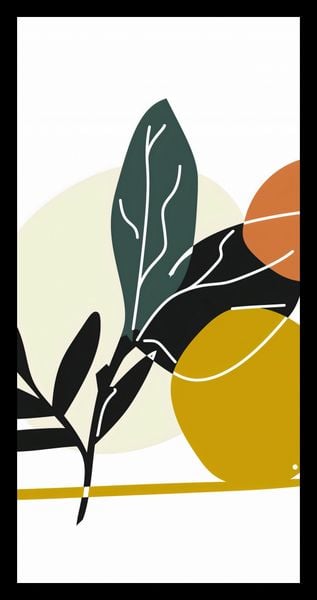 Plakat 50x100cm Elegancka Flora zdjęcie 2