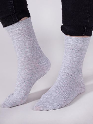 Skarpety bawełniane dziewczęce kropeczki 6PAK 23-26 YOCLUB na Arena.pl