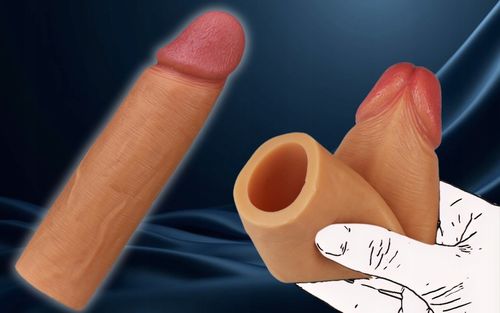 NAKŁADKA na PENISA realistyczna seks PRZEDŁUŻKA proteza penisa dla mężczyzn na Arena.pl