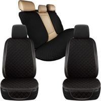 MATA OCHRONA NA FOTELE SAMOCHODOWE SKÓRZANE SKÓRA STUCZNA UNIWERSALNE KOMPLET