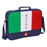 Torba szkolna Benetton Flag Granatowy 38 x 28 x 6 cm