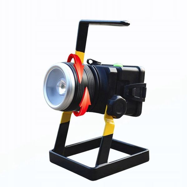 AKUMULATOROWY HALOGEN LED 30W DIODA XM-L T6 ZOOM zdjęcie 6