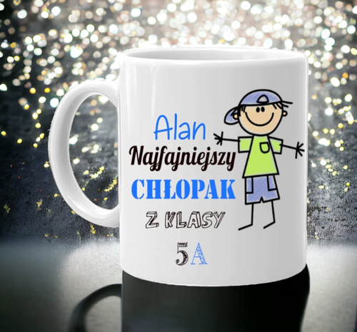 KUBEK Z NADRUKIEM PREZENT DLA KOLEGI Z IMIENIEM URODZINY DZIEŃ CHŁOPAKA na Arena.pl