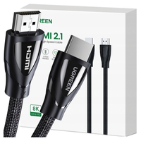 kabel ugreen hd140 80404 hdmi 2.1 / hdmi 2.1 3m - czarny