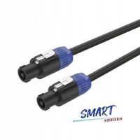 Kabel głośnikowy 2 x 1,0mm² 2 x złącze głośnikowe 10m Roxtone SSSS210L10