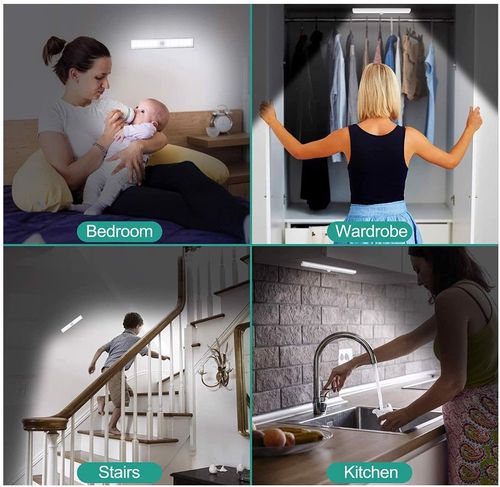 Oświetlenie Szafy Z Czujnikiem Ruchu 24Led Bezprze na Arena.pl