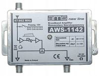Wzmacniacz antenowy z zasilaczem AWS-1142