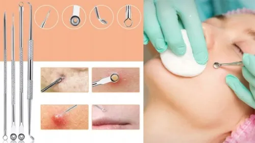 ZESTAW ŁYŻECZKI UNY DO USUWANIA WĄGRÓW ZASKÓRNIKÓW NARZĘDZIA DWUSTRONE ETUI na Arena.pl