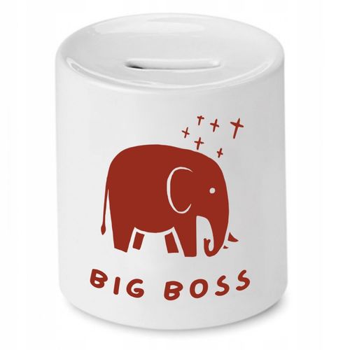 Skarbonka Dla Szefa Szefowa Big Boss Prezent Z Nadrukiem Ze Zdjęciem na Arena.pl