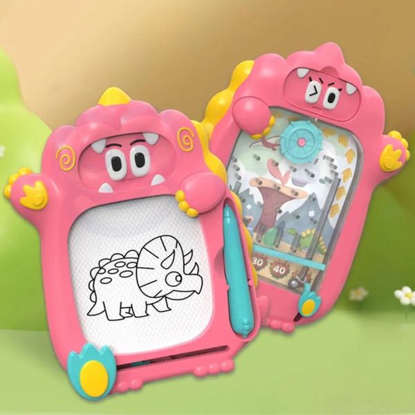 WOOPIE Znikopis Tablica Magnetyczna 2w1 Gra Zręcznościowa Pinball Flipper Różowa zdjęcie 3