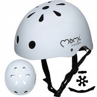 2 x Kask dziecięcy ochronny ROWER HULAJNOGA 47-58 MoMi