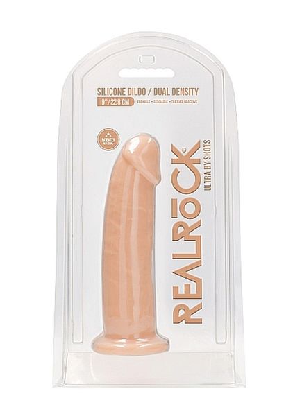 Silicone Dildo Without Balls - 22,8 Cm - Flesh zdjęcie 2