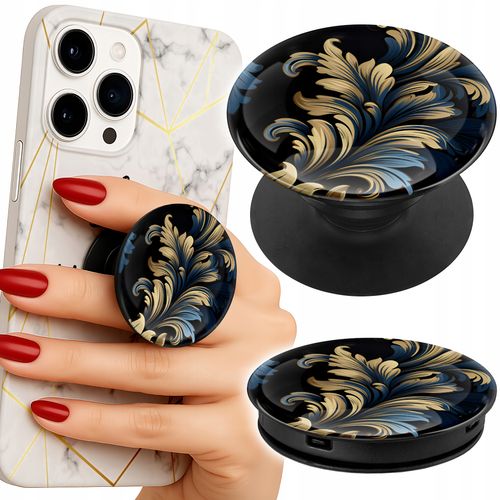Uchwyt do telefonu Popsocket na palce/stojak ELEGANCKIE ZŁOTE MODNE WZORY na Arena.pl