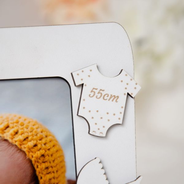 Ramka metryczka prośba o zostanie chrzestnym biała RMS-2 zdjęcie 4