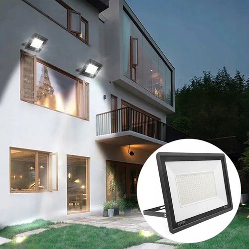 HALOGEN NAŚWIETLACZ LAMPA LED 200W 18000lm IP66 ZEWNĘTRZNY 4500K na Arena.pl