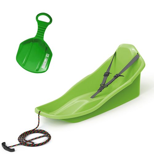 Sanki z oparciem TOPO zapinane pasy + Ślizg na zimę na Arena.pl