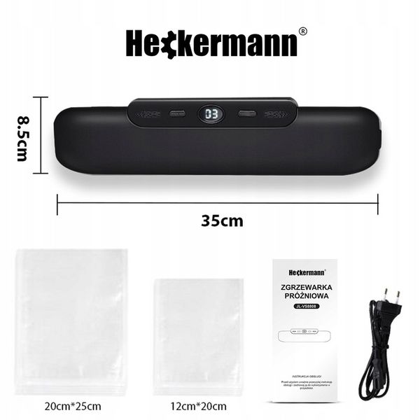 ZGRZEWARKA PRÓŻNIOWA DO PAKOWANIA ŻYWNOŚCI JEDZENIA PAKOWARKA 120W + FOLIA zdjęcie 5