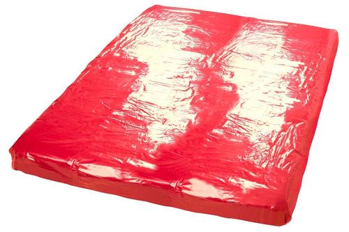 Vinyl Bed Sheet red 200x230cm na Arena.pl